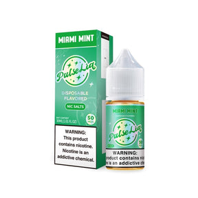 Geek Bar Pulse Liq Miami Mint 30ML – Tropical Mint and Fruit Nicotine Salt E-Liquid