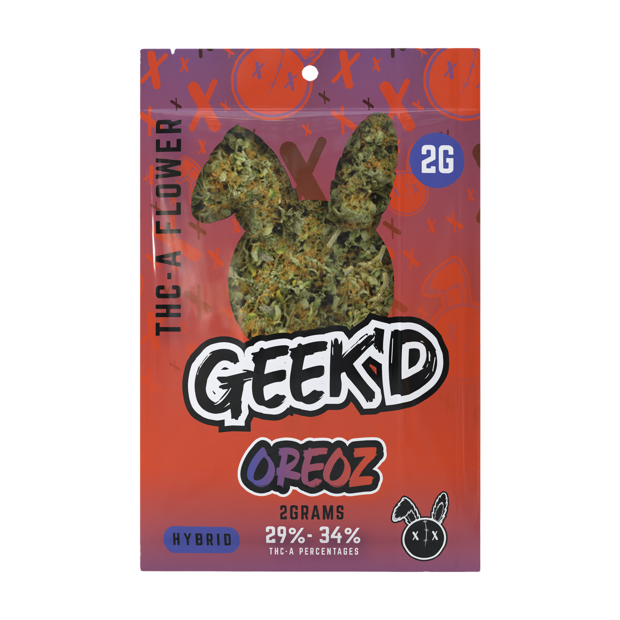 GEEK'D THC-A 2g Flower