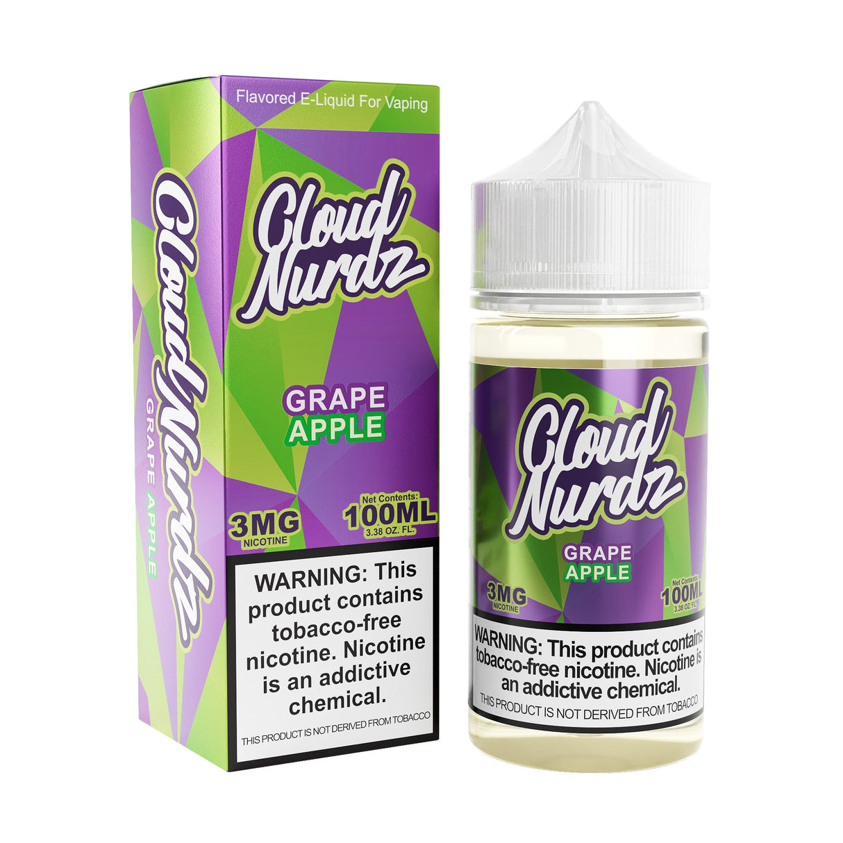Cloud Nurdz -  Apple Grape - 100ML E-Liquid