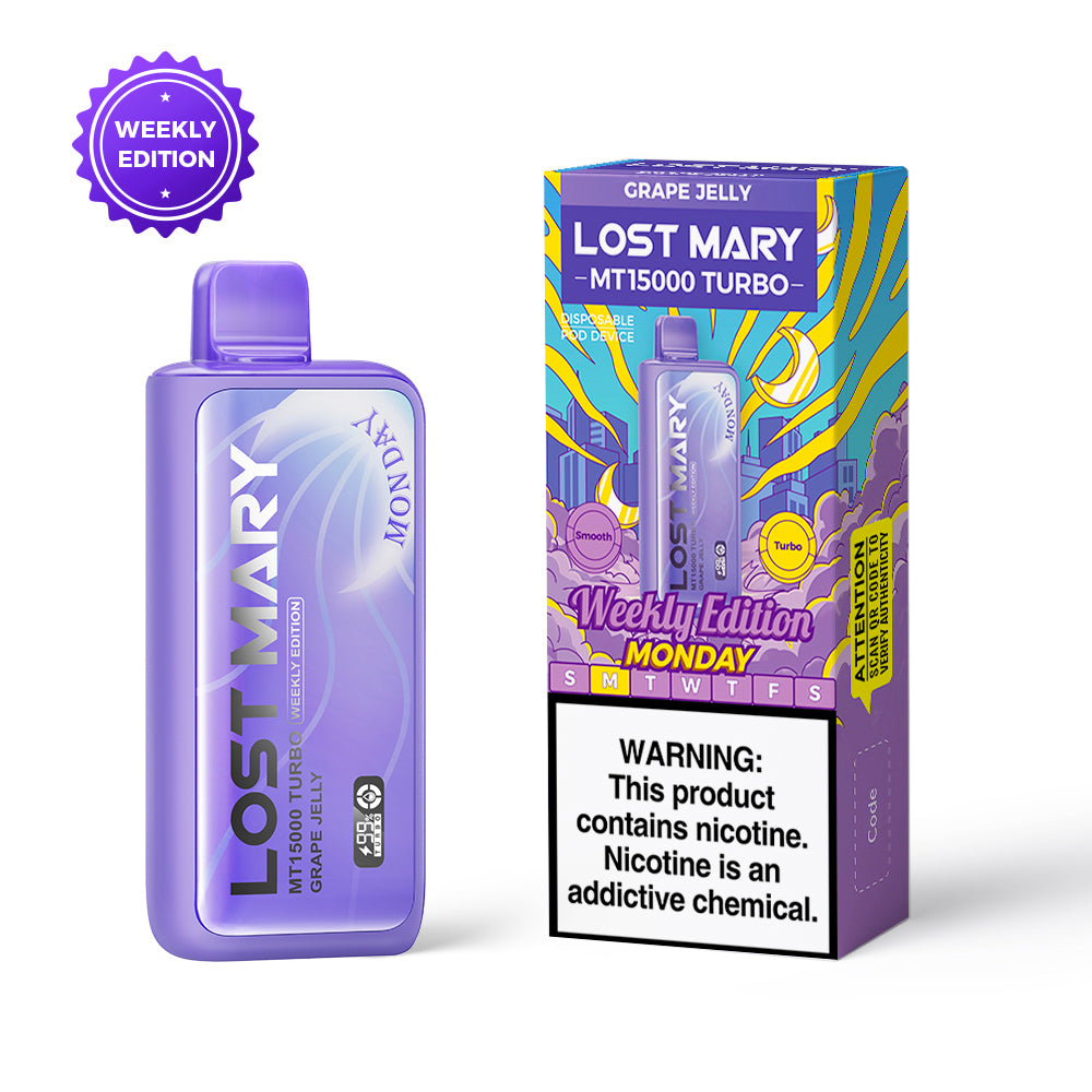 lost mary weekly flavors MT15000 Turbo Edition Disposable – 15000 Puffs Sabor:Arándano rojo y kiwi Custom Vuse Wraps Vuse Hardware NOS