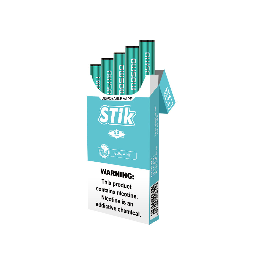 MOSMO STiK Disposable E-Cig Device – 5 Pack