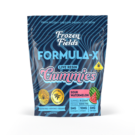 Frozen Fields DELTA 9 Formula-X Live Resin Gummies (150MG) - 10 Count