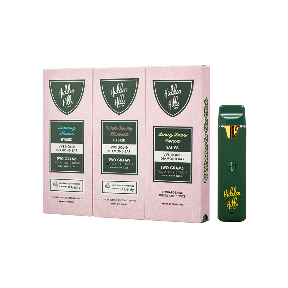 HIDDEN HILLS VVS Liquid Diamond Disposable 2G