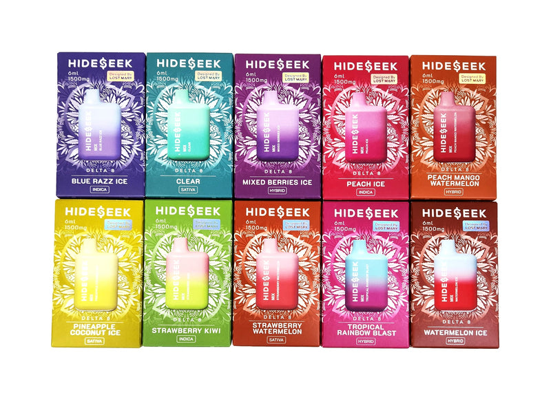 Hideseek Mix Delta 8 1500MG 6ml Disposable Designed by Lost Mary