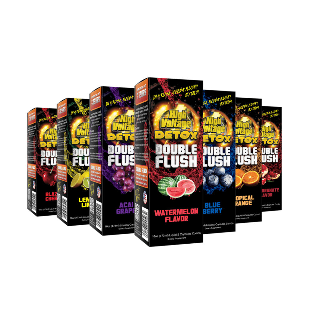 DET o２bottlesdetox High Voltage Detox Double Flush 16oz – VapoRider