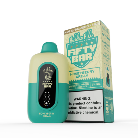 Hidden Hills x FIFTY BAR 20K Puff Disposable Device - 20000 Puffs