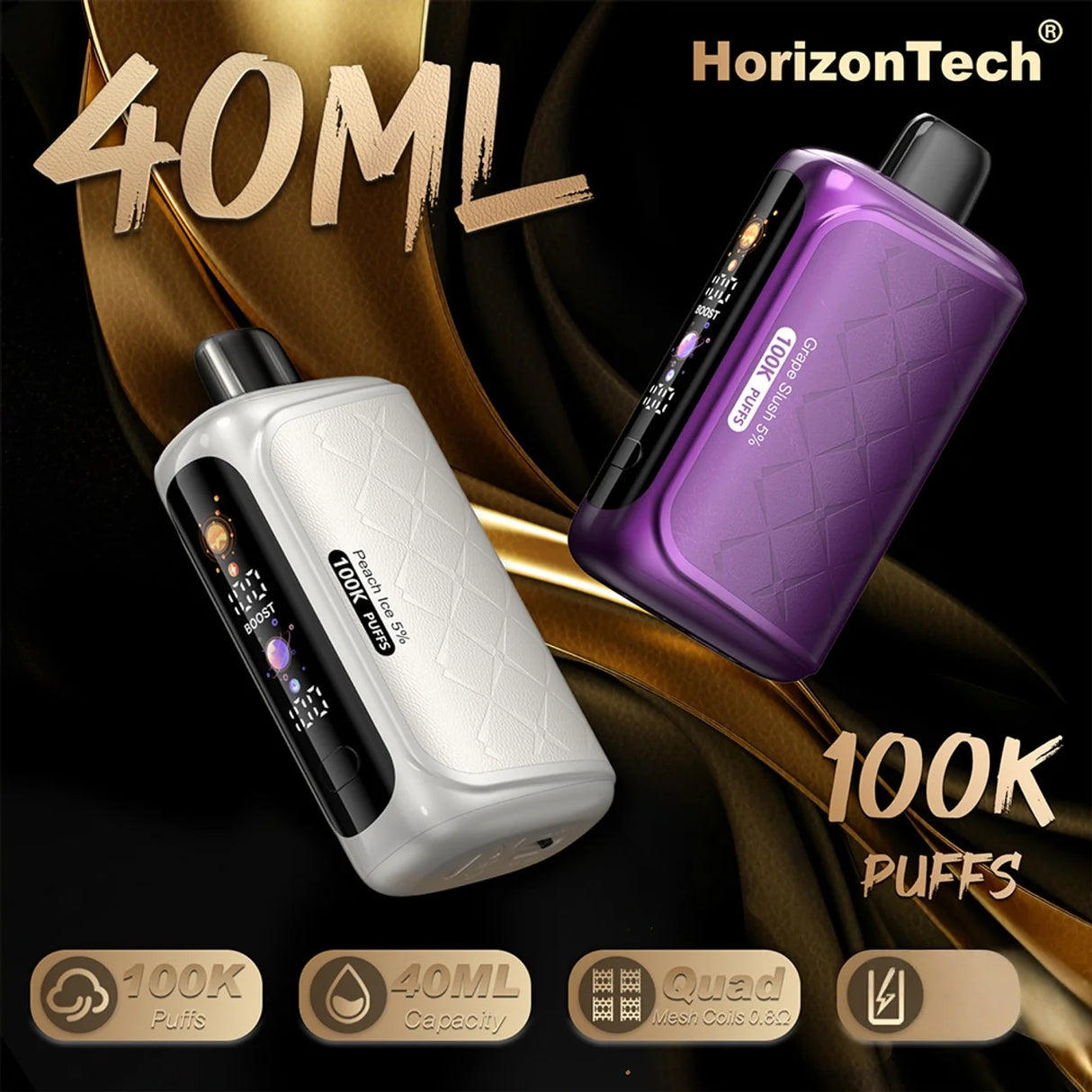 ⭐️TEXAS COMPLIANT ⭐️ | HorizonTech 100K Disposable Device - 100,000 Puffs