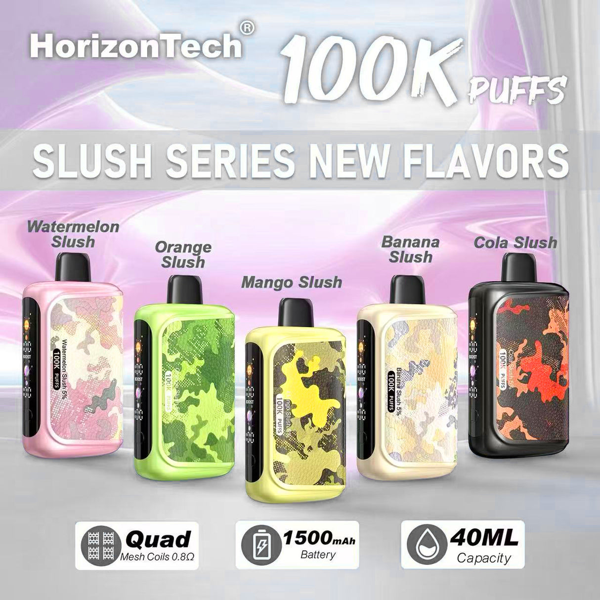 HorizonTech 100K "Slushie Series" Disposable Device - 100,000 Puffs