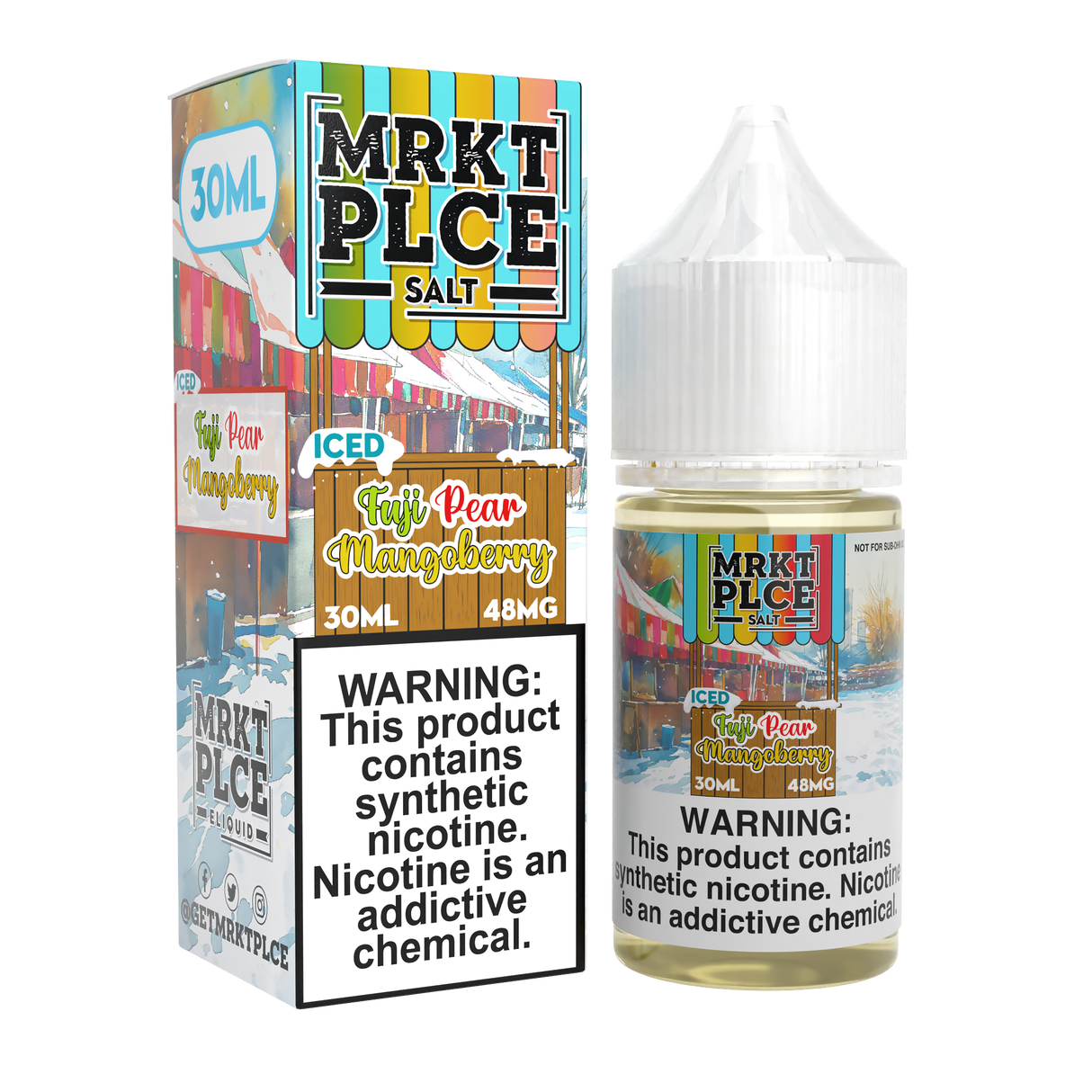 MRKTPLCE SALT -  ICED Fuji Pear Mangoberry Nic Salt 30ML E-Liquid