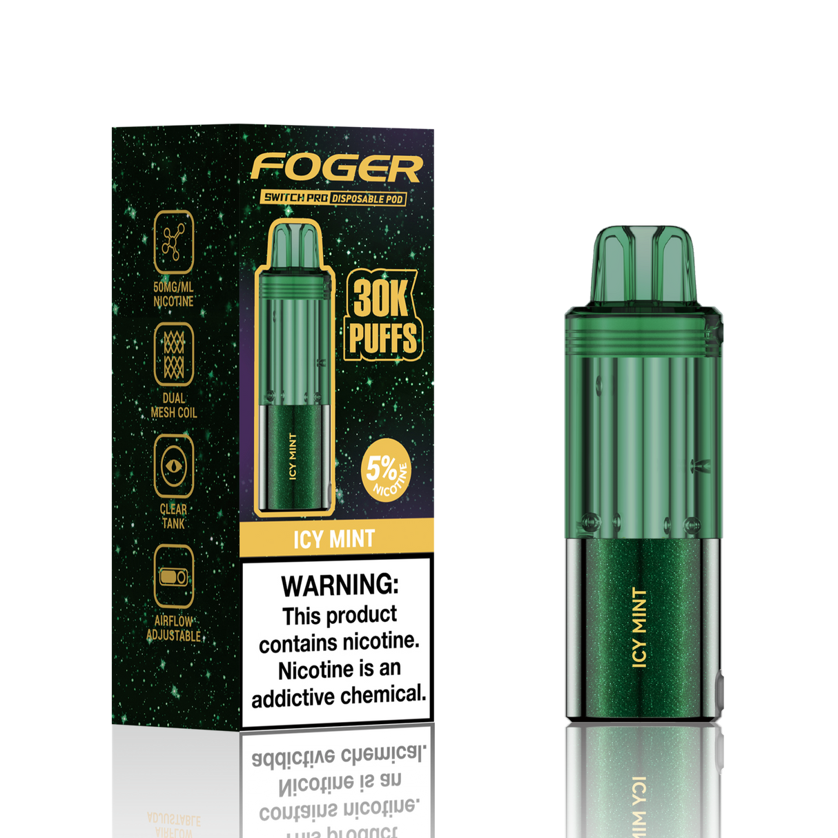FOGER Switch Pro 30K Disposable Device POD - 30,000 Puff