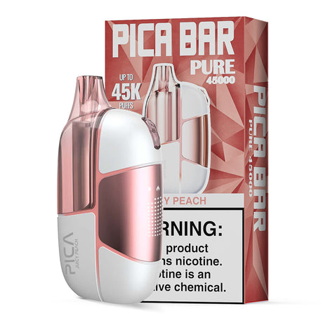 Assembled in USA | PICA BAR “Pure” 45K Puff Disposable Device - 45,000