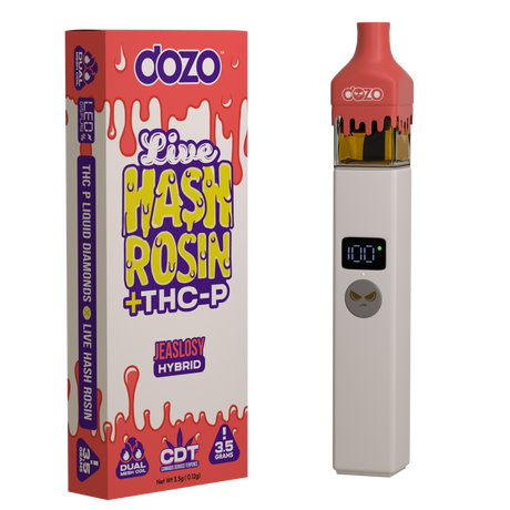 Dozo Live Hash Rosin + THC-P - 3.5g Disposable