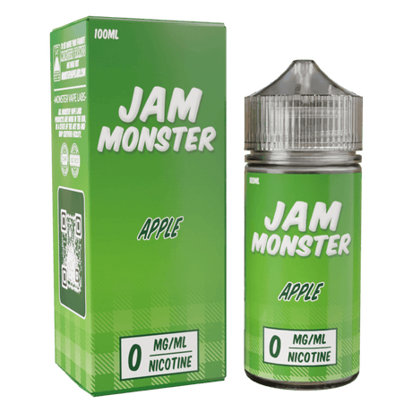 Jam Monster - Apple – 100mL e-liquid with sweet apple jam, butter, and toast flavor for smooth clouds.