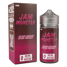 Jam Monster - Black Cherry – 100mL e-liquid featuring black cherry jam, butter, and toast flavor for smooth, bold clouds.