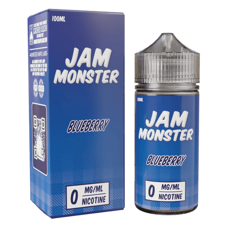 Jam Monster - Blueberry – 100mL e-liquid featuring blueberry jam, butter, and toast flavor for bold clouds.