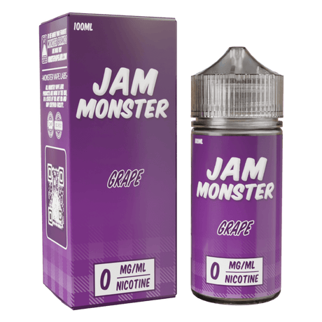 Jam Monster - Grape – 100mL e-liquid featuring grape jam, butter, and toast for bold, smooth clouds.