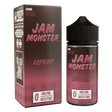 Jam Monster - Raspberry – 100mL e-liquid with raspberry jam, butter, and toast flavor for smooth, bold clouds.