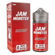 Jam Monster - Strawberry – 100mL e-liquid featuring sweet strawberry jam, butter, and toast for bold clouds.