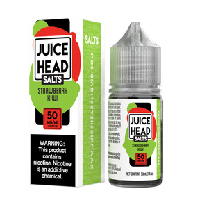 Juice Head Salts Strawberry Kiwi 30mL E-Liquid – Sweet Strawberry and Kiwi Blend