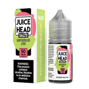 Juice Head Salts Watermelon Lime 30mL E-Liquid – Sweet Watermelon and Lime Blend