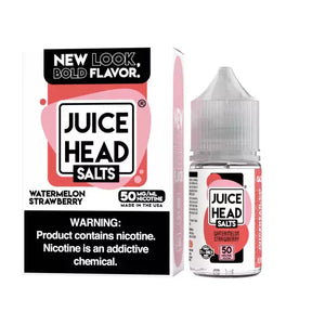 Juice Head Salts Watermelon Strawberry 30mL E-Liquid with Salt Nicotine