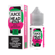 Juice Head Salts Apple Watermelon E-Liquid featuring crisp apple and juicy watermelon in a 30mL unicorn bottle.