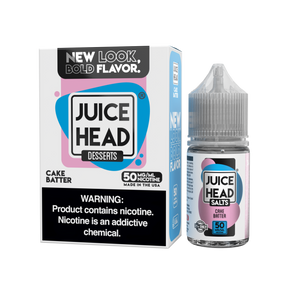 Juice Head Salts Cake Batter 30 ML – Sugary Cake & Whipped Cream Nic Salt Vape