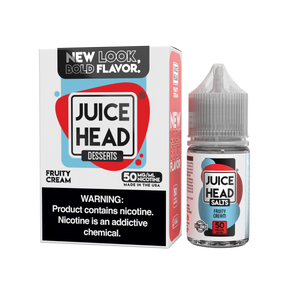 Juice Head Salts Fruity Cream 30ML – Mixed Berries, Vanilla Cream, and Lime Nic Salt