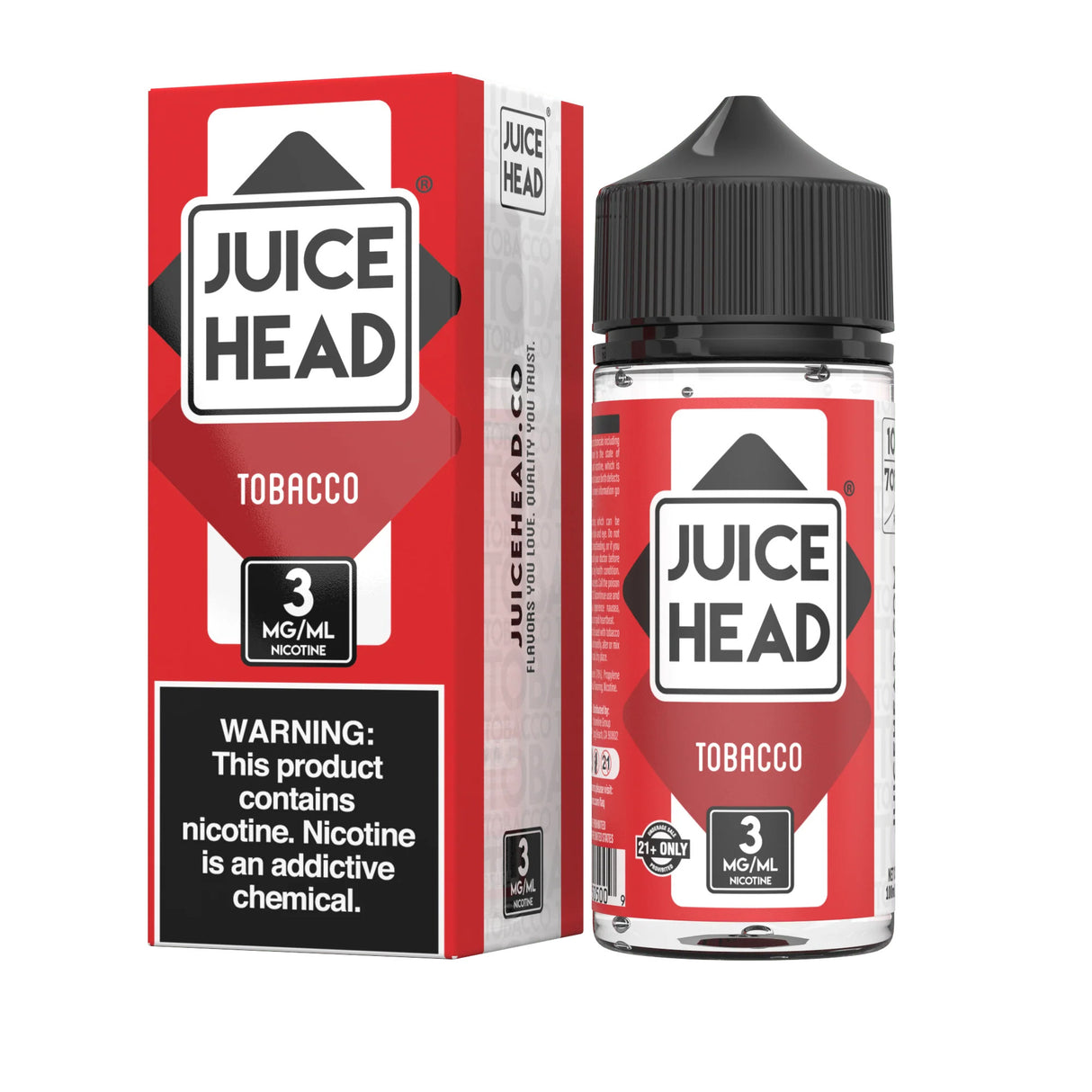 Juice Head Tobacco 100 ML – Classic Smooth Tobacco Vape Juice