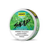KEKO SNAP Spearmint Mint Nicotine Pouches – 15 Count with Crush Capsule