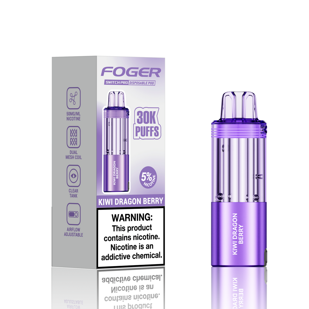 FOGER Switch Pro 30K Disposable Device POD - 30,000 Puff