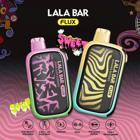 LALA BAR FLUX 40K Puff Disposable Device with RGB Screen, Adjustable Flavor Control, and Dual Coil System