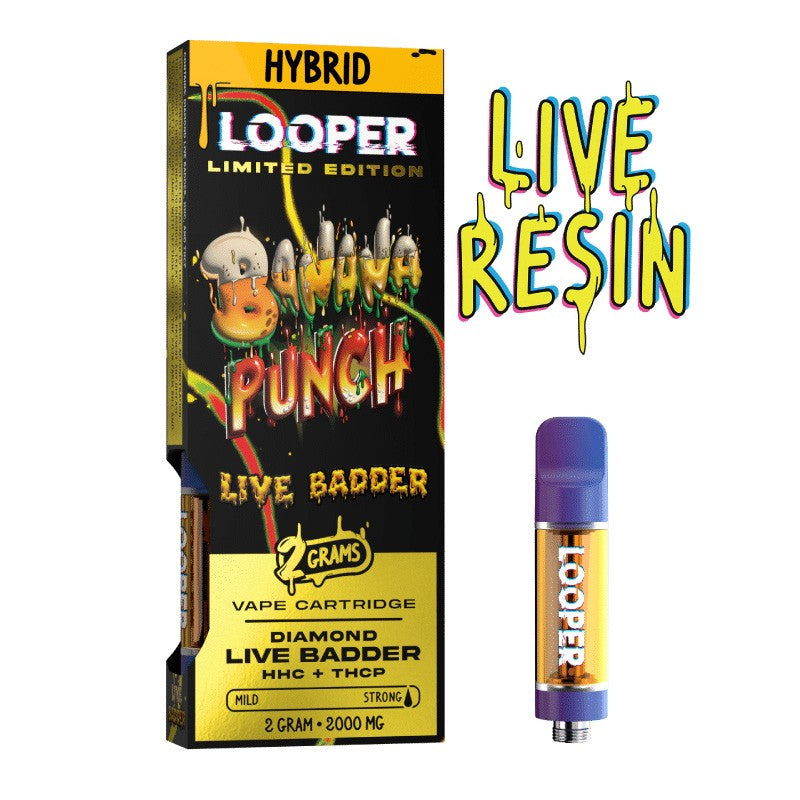 LOOPER Limited Edition Diamond Live Badder HHC THCP - 2g Cartridge