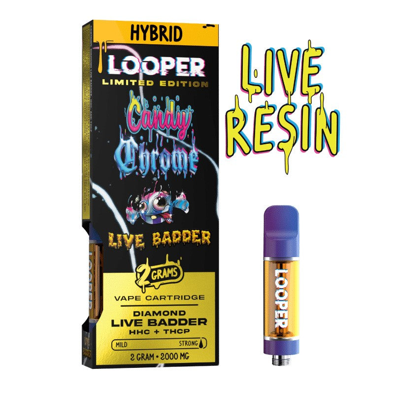 LOOPER Limited Edition Diamond Live Badder HHC THCP - 2g Cartridge