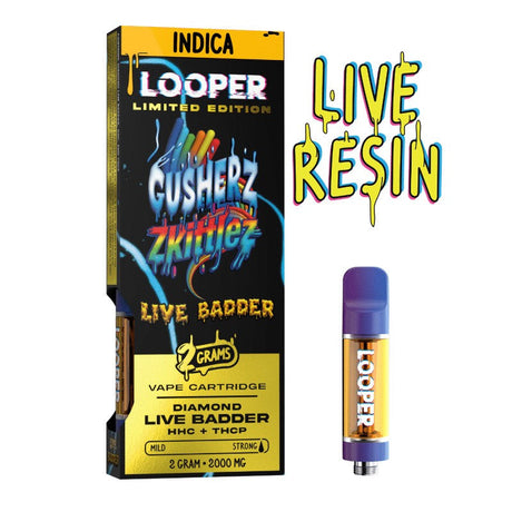 LOOPER Limited Edition Diamond Live Badder HHC THCP - 2g Cartridge