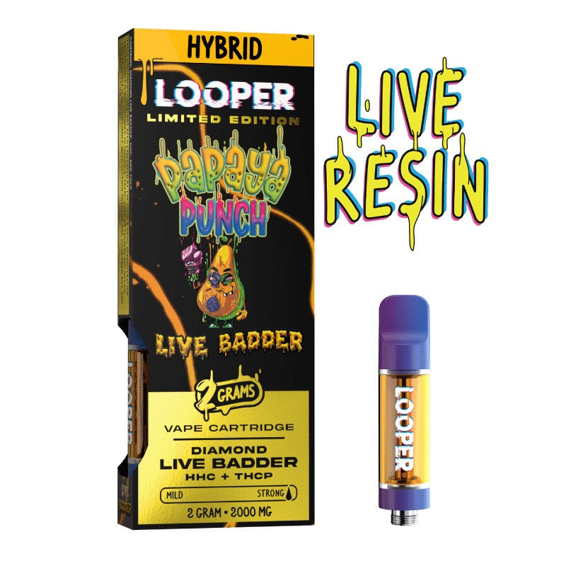 LOOPER Limited Edition Diamond Live Badder HHC THCP - 2g Cartridge