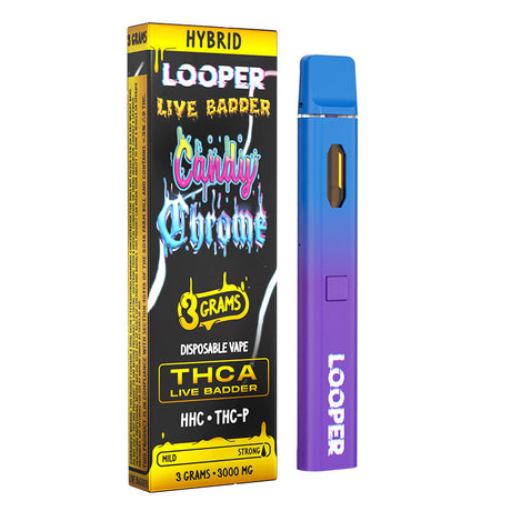 LOOPER Limited Edition THCA Live Badder HHC THCP - 3g Disposable