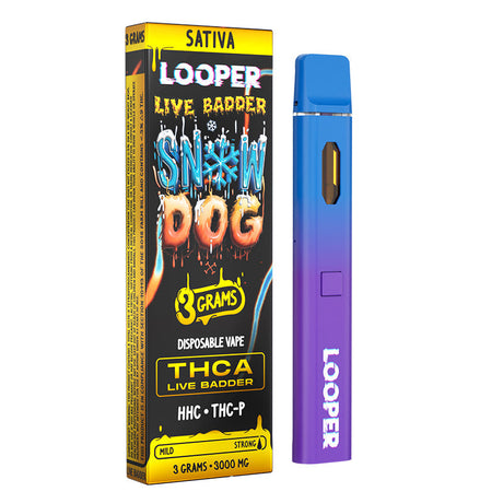 LOOPER Limited Edition THCA Live Badder HHC THCP - 3g Disposable