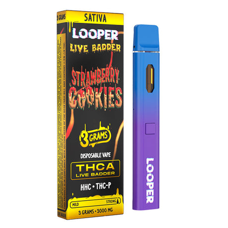 LOOPER Limited Edition THCA Live Badder HHC THCP - 3g Disposable