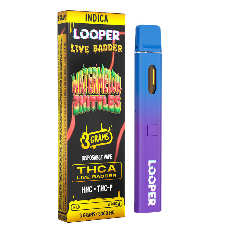LOOPER Limited Edition THCA Live Badder HHC THCP - 3g Disposable