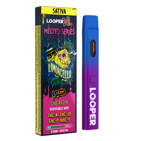 LOOPER XL "Melted Series" Live Resin - 3g Disposable