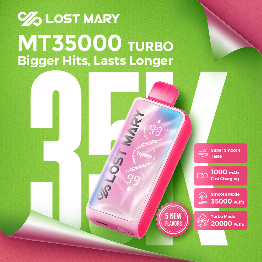 Lost Mary MT35K MT35000 Turbo Disposable Device - 35,000 Puffs