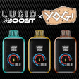 LUCID BOOST x YOGI 20,123 Puff Disposable Device with HD Display and Dual Mesh Coils