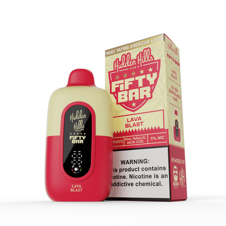 Hidden Hills x FIFTY BAR 20K Puff Disposable Device - 20000 Puffs