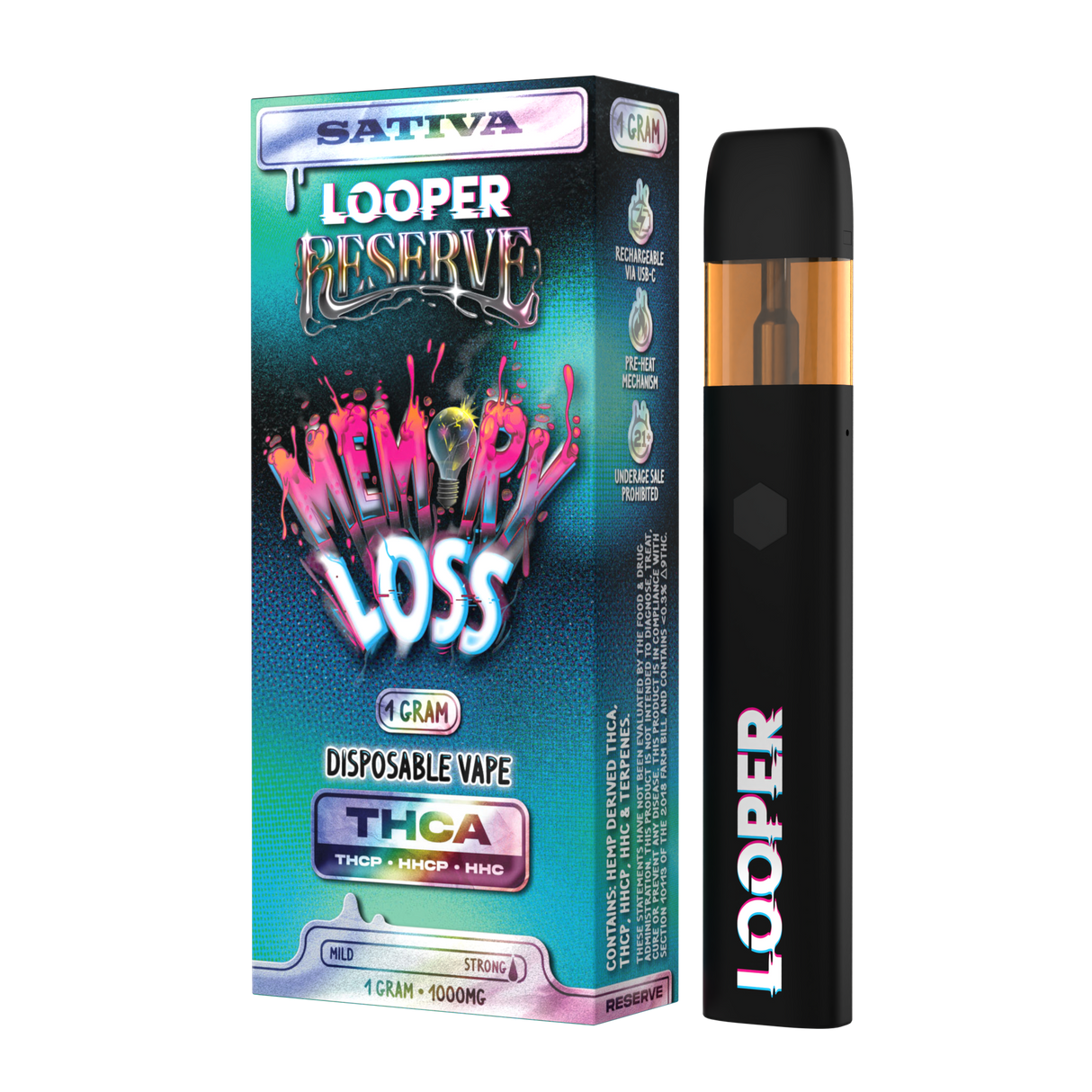 LOOPER Reserve THCA - 1g Disposable