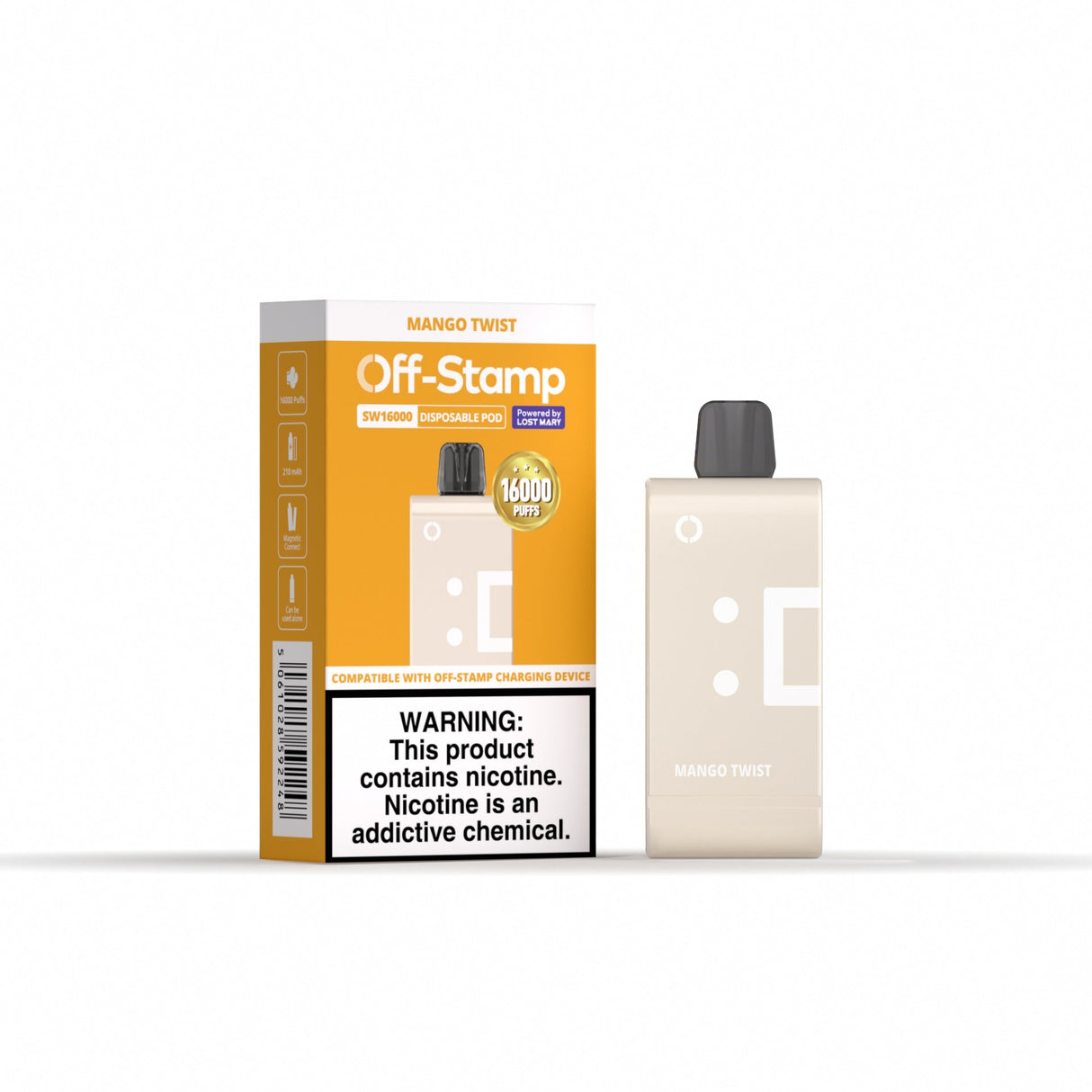 Off-Stamp SW16000 Disposable Pod Powered By LOST MARY – 16000 Puffs