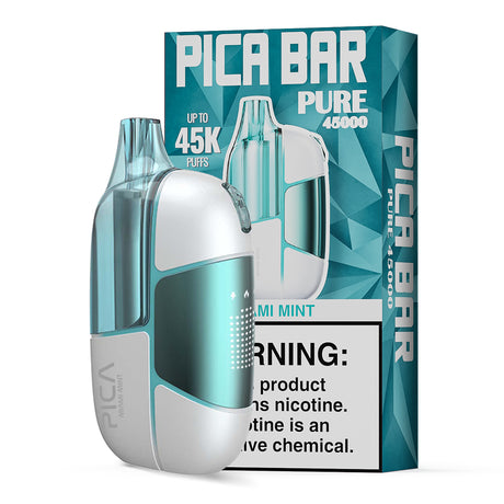 Assembled in USA | PICA BAR “Pure” 45K Puff Disposable Device - 45,000