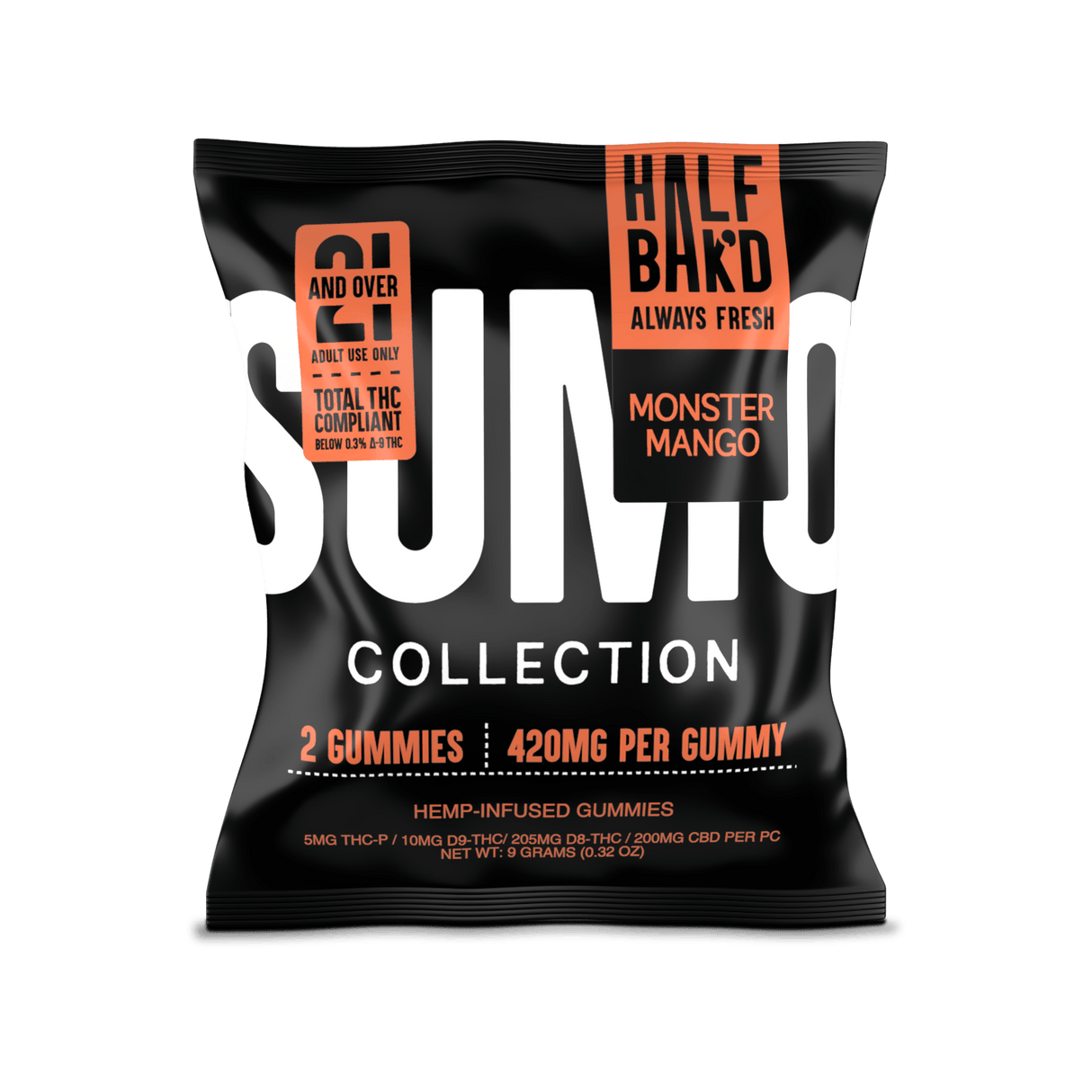 Half Bak’d Sumo Gummies 420MG - 2 Count
