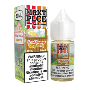 MRKTPLCE Blood Orange Tangoberry Nic Salt 30mL bottle featuring blood orange, grapefruit, and tangoberry flavors.