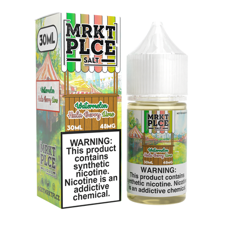 MRKTPLCE Watermelon Hula Berry Lime Nic Salt 30mL bottle with watermelon, berry, and lime flavors.